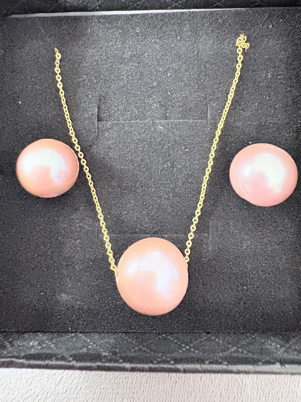 Pink Southsea Pearl floating set
